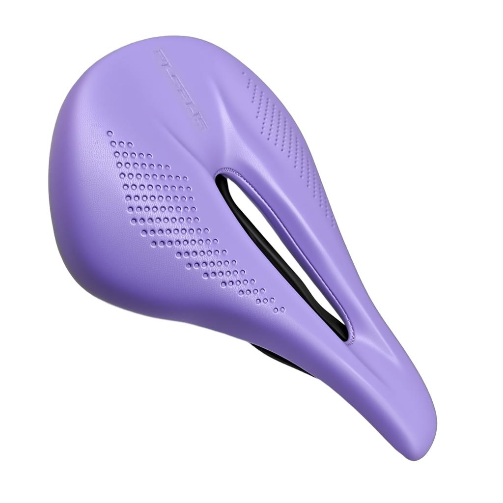 PLSELIS 140g Carbonfaser Fahrradsattel, PU-Leder, Schwammkern, Ultraleicht & Langlebig