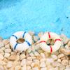 Ocean Beach Style Miniatures Artificial Sunshade Umbella Chair Anchor Micro