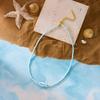 Bohemian Style Cute Ceramic Fish Pendant Rice Bead Necklace For Women Colorful Seaside Vacation Jewelry Accessories