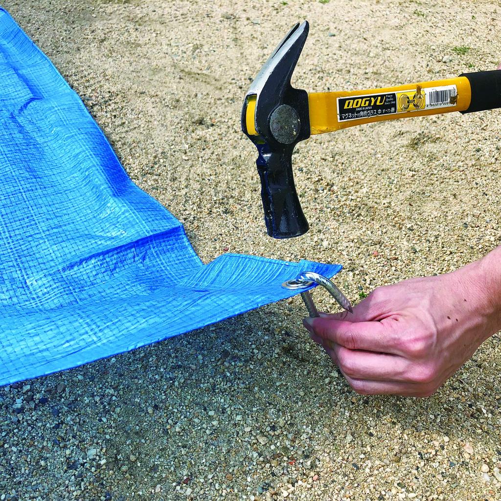 Daido Hunt Rope Stopper, J-Type (50 pieces), 6x150mm (Chromate)