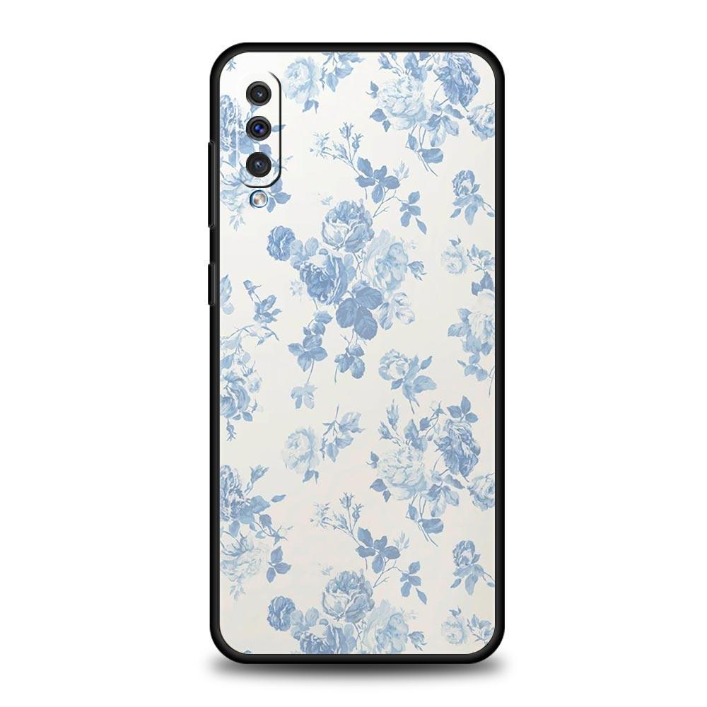 Soft Pale Little Flower Phone Case For Samsung A56 A36 A26 A54 A52 A24 A14 A50 A72 A70 A06 A12 A22 A34 A42 A32 A04s A16 5G Cover