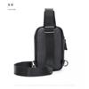 New Genuine Cowhide Chest Bag With Large Capacity Versatile Crossbody Fashionable Leather Men's Shoulder