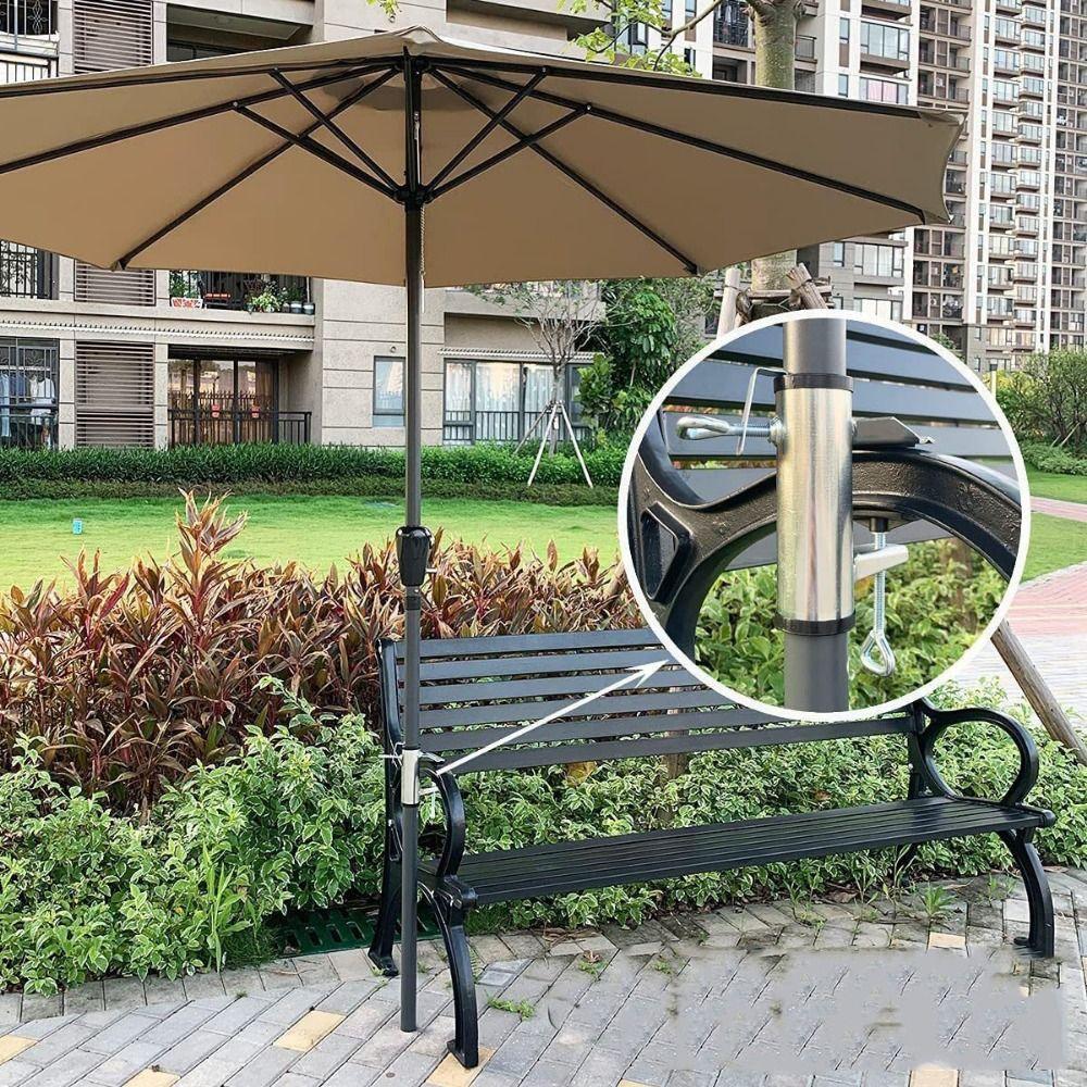 Easy To Install Parasol Clamp Adjustable Deck Umbrella Stand Versatile Umbrella Clip  Chair
