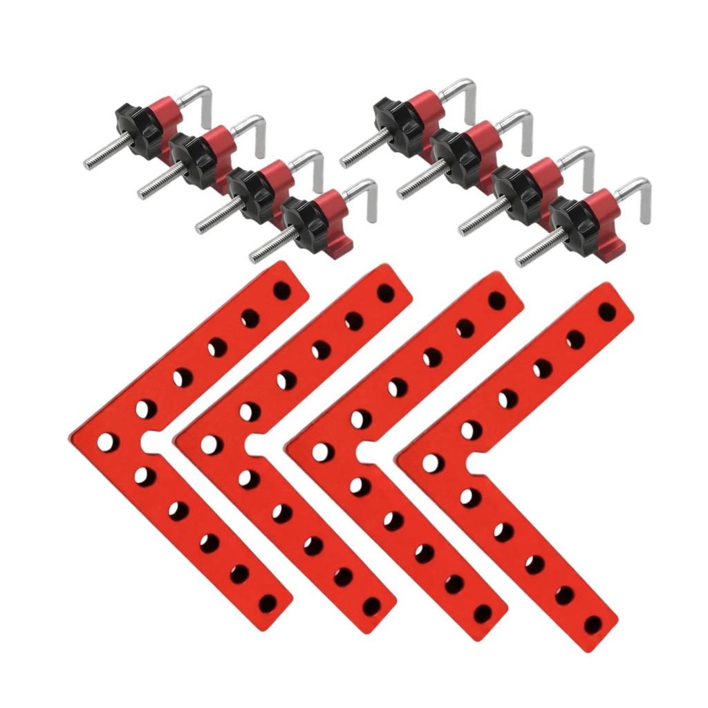 Corner Clamps Functional Versatile L Shaped Square Tool for Assembling Boxes 120mm
