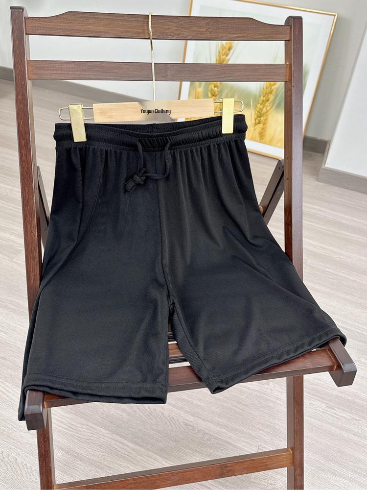 High-Waist Women's Summer Ice Silk Shorts