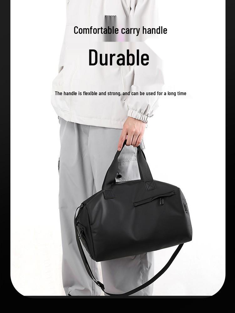 Men's Large Capacity Crossbody Duffel Bag with Dry/Wet Separation - Ideal for Travel, Business, and Fitness