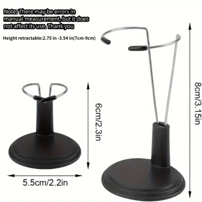 8pcs Adjustable Doll Stands Portable Display for Toys Dolls and Collectibles Dolls Holders Secure Display Compact Peg Stand