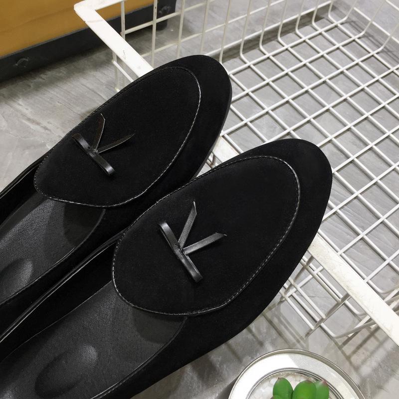 Men's 2024 British Style Suede Loafers - Bow Casual Slip-On Shoes