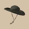 2025   Summer Fisherman Hat Men'S Outdoor Fishing Hiking Beach Hat Mesh Breathable Anti-Uv Sun Hat Large Wide Brim