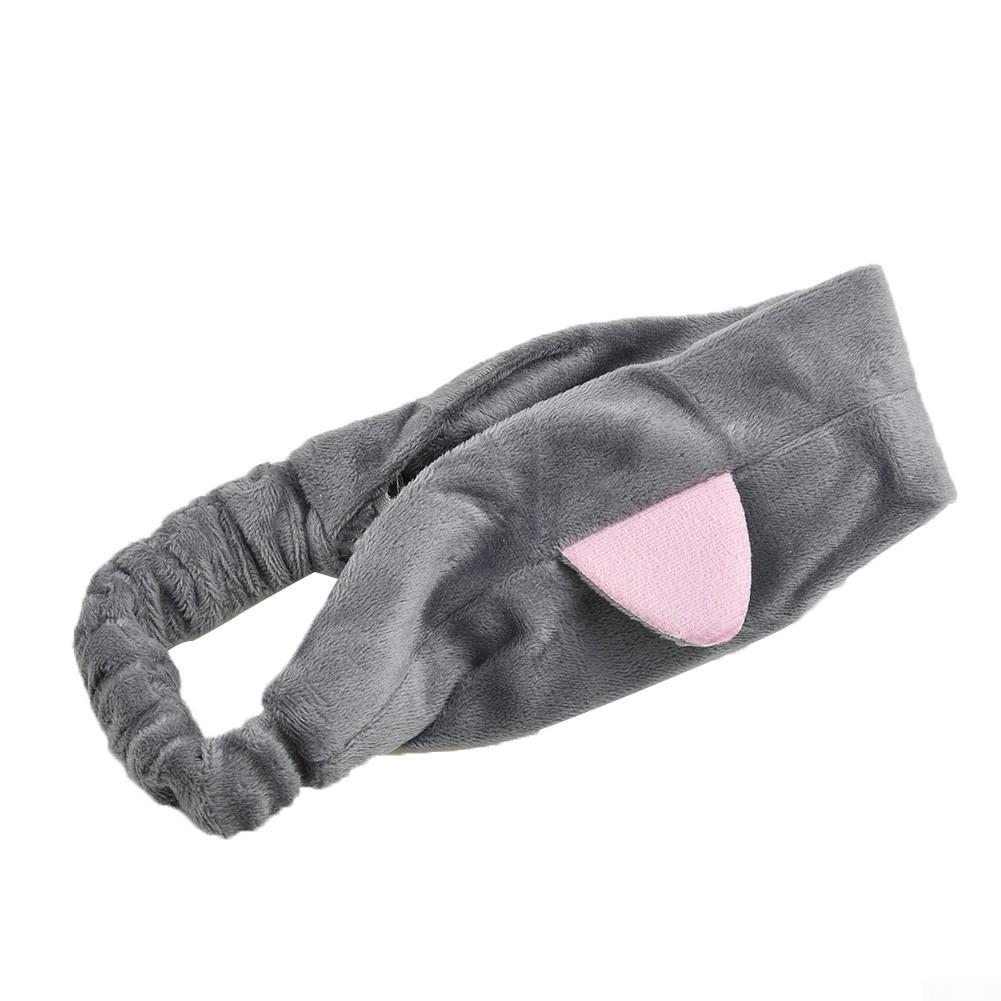 Damska dziewczęca miękka opaska z uroczymi kocimi uszami idealna do spa i makijażu