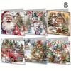 Six Diamond Art Greeting Cards Greeting Card Kit DIY 5D Card Greeting Diamond P4A4