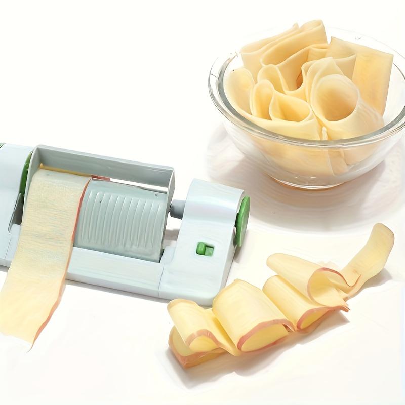 1pc Multi-Functional Kitchen Fruit Slicer and Peeler, Ideal for Cutting Vegetables and Fruits, with Safe Round Blade and Core Remover