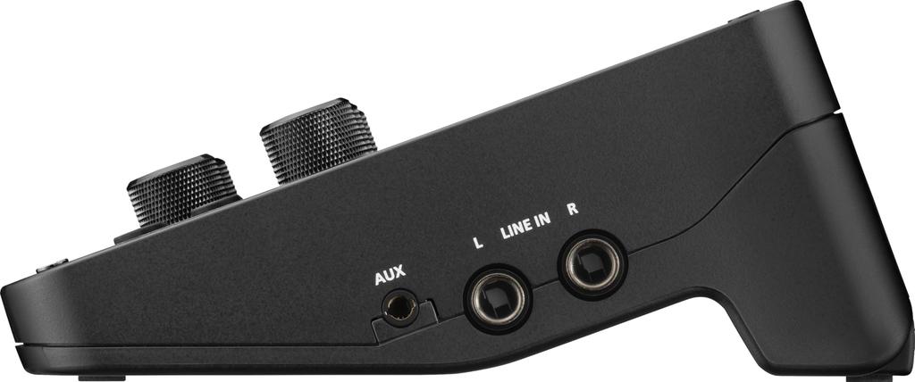 Roland Audio Audio Music Compatible with Bus Black GOMIXER STUDIO/GOMIXERST Mixer, Interface, Production, Recording, iPhone/iPad/Mac/Windows, USB-C