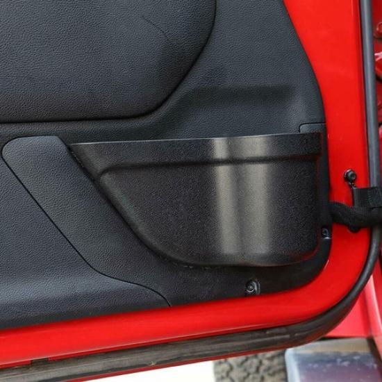 Front Door Net Pocket Storage Box Organizer For Jeep Wrangler JK 2011-2017 Black