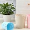 PP Environmentally Friendly Trash Bin Safe And Non-Toxic Simple Cute Wastebasket Hollow Flower Shape Plastic Wastepaper Baskets