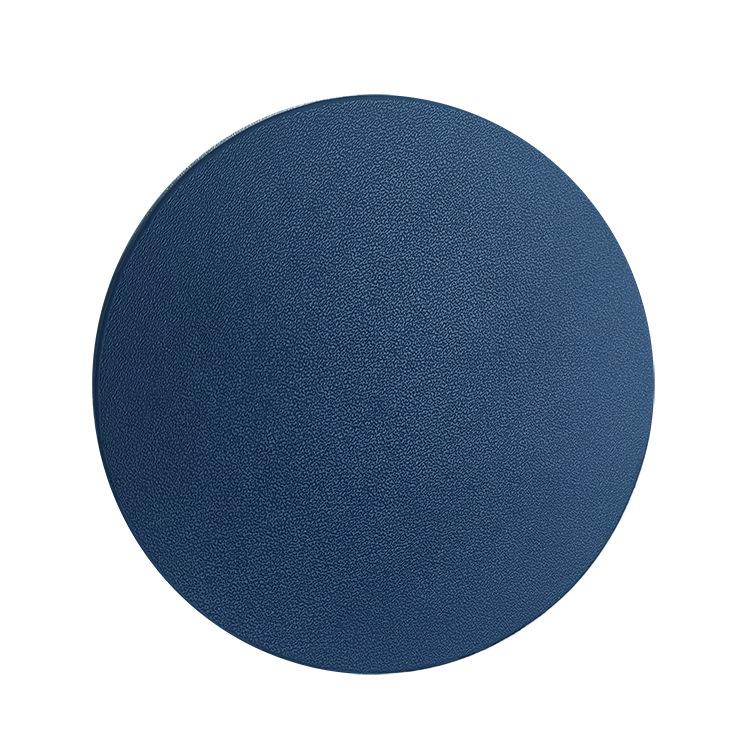 PU Heat-Resistant Non-Slip Round Leather Coaster Placemat - High Temperature Insulation Pad