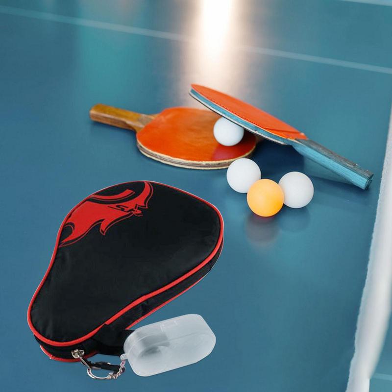 Table Tennis Ball Container Box Portable Ping Pong Ball Protection Box Hard Plastic Case With Keychain Table Tennis Accessories