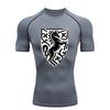 Camiseta Deportiva para Hombre con Estampado de Calaveras Entrenamiento Fitness Compresión Camiseta de Entrenamiento Camisetas Atléticas Camisetas de Gimnasio Running