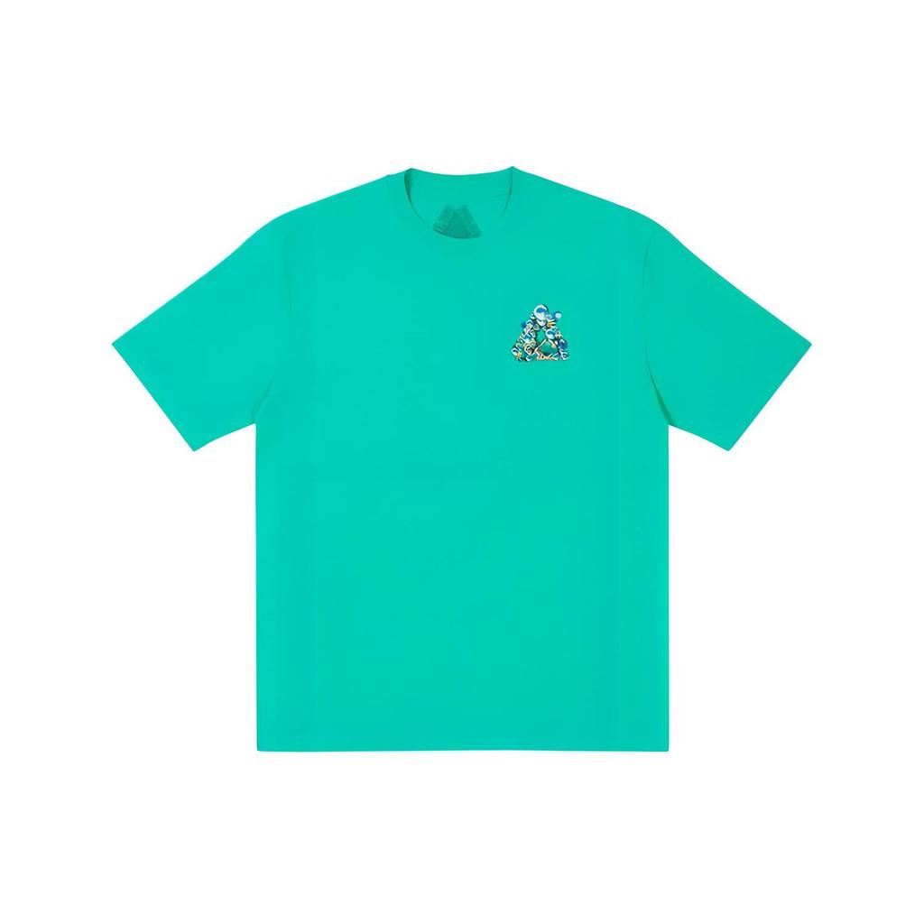 Palace FW21 Bubbling T-Shirt Unisex T-Shirts Aqua Light-Green P21TS200