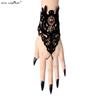 Halloween Spider Bracelet Holiday Witch Death Cosplay Accessories Gothpunk Finger Chain WS--