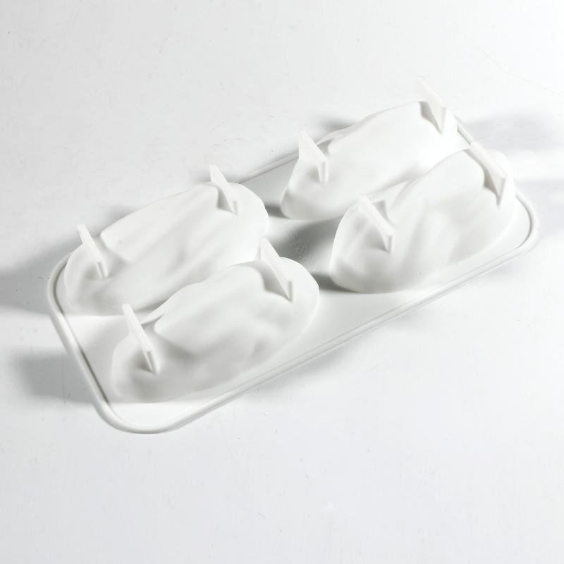 Reusable Non-Stick Silicone Baking Mold 4/12 Cavity Food Safe Mould for Pecan Nut Chocolate Candy Dessert Making