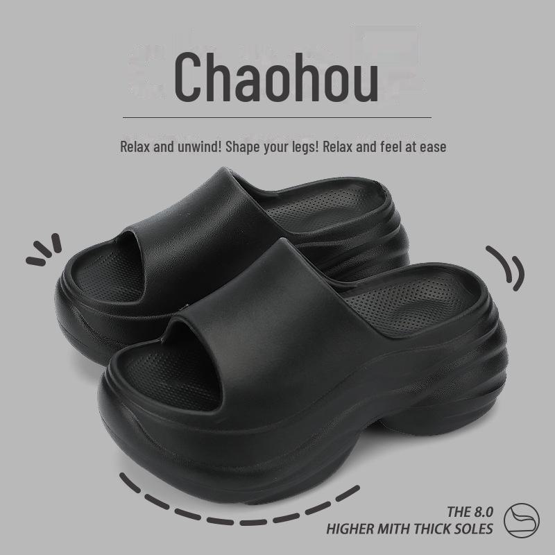 8.0 Thick-Soled Height-Boosting Women's Sandals for Summer, Indoors, Beach, Outdoor Wear