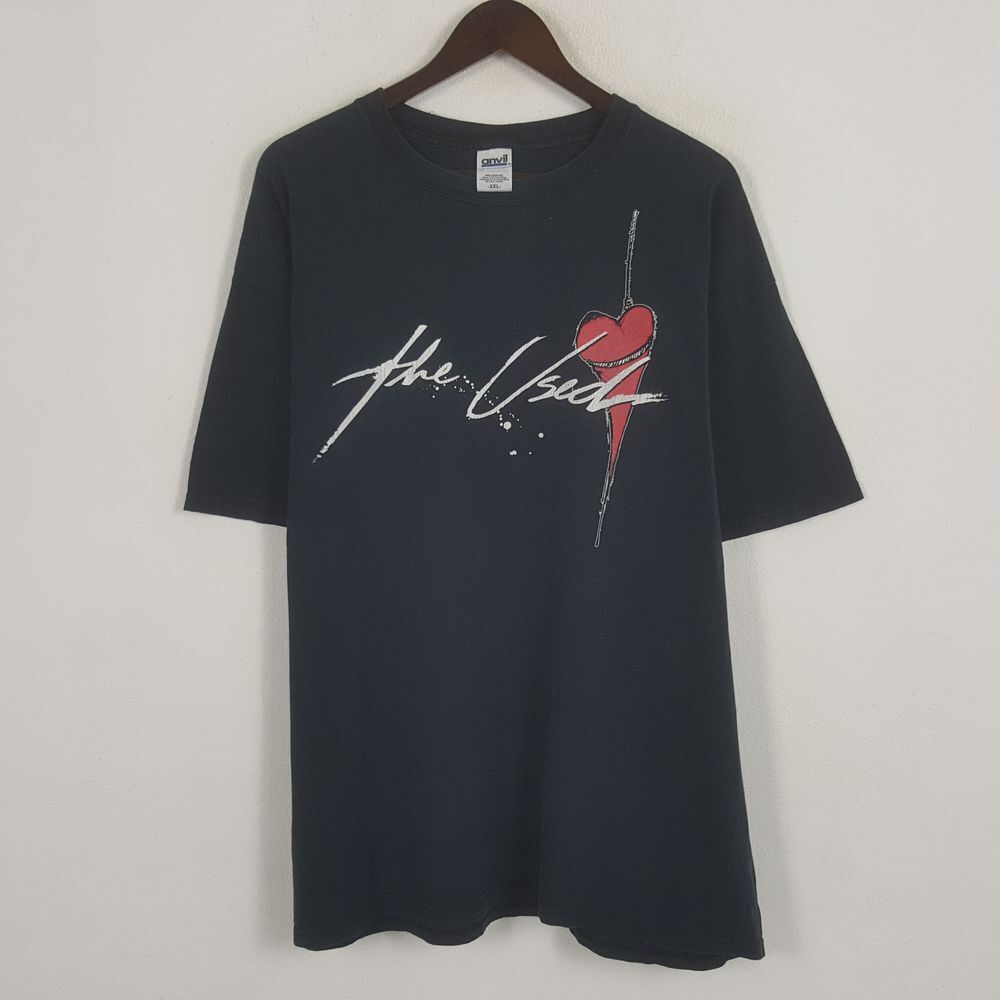 The Used American Band Basic Style Black Unisex Tshirt For Men Women Unisex T-Shirt XXXXL