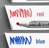 Extra Large Non-toxic Water-based Erasable Dry Erase Black Marker for Teachers & Kids Drawing Board, Red