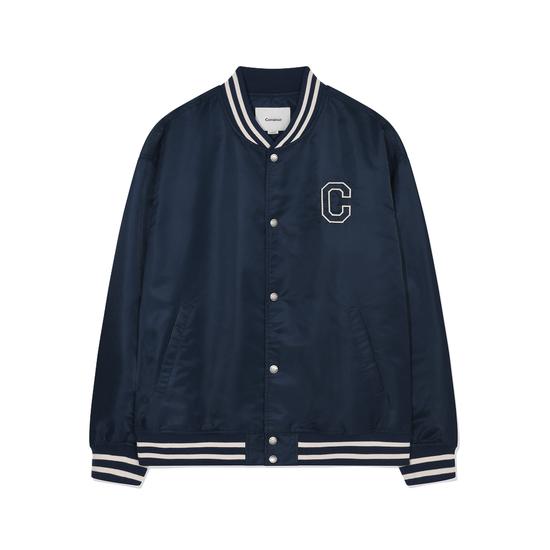 C Logo Varsity Dark Navy Jacket
