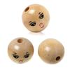 10 Pack Handcrafted Beads Wood Loose Beads Natural Wood Beads Wood Material Beading Supply Perfect for DIY Crafts Gifts