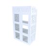 4 Tiers Shoe Rack 4 Tiers White Hollow Out Shoe Rack Stand Storage Organiser Shelf Household Supplies Shoe Rack Organiser Shelf