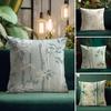 Bamboo Luxury Cushion Cover Natural Linen Pillow Case Double-Sided Print Decorative Sofa Pillowcase Home Decor Gift