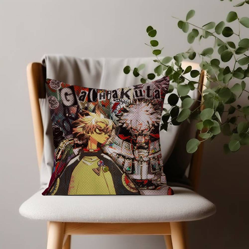 Cartoon Cool Manga Fashion Decorative Pillowcase Throw Cover GGachiakuta Pillow Case Cushion For Living Room Square Home Decor