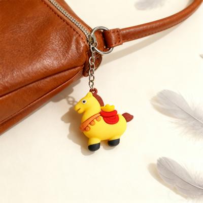 5/10Pcs 2026 Year of Horse Keychain Set Chinese Zodiac Lucky Charms Auspicious Cultural Meaning Key Chain