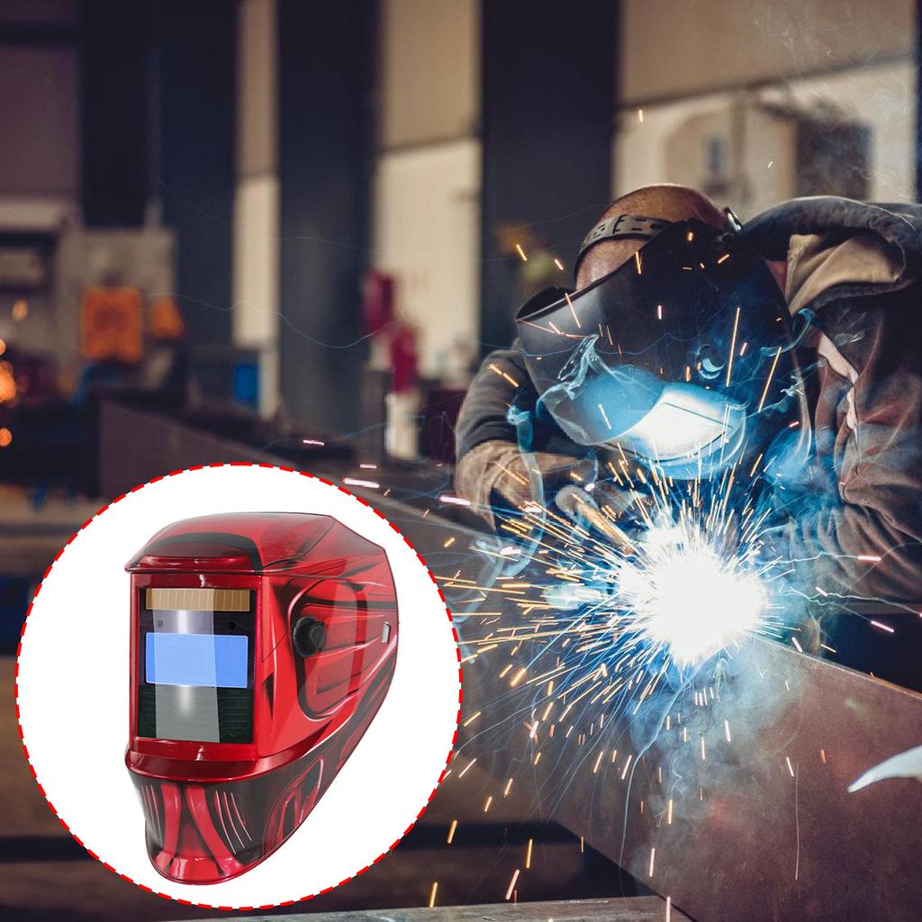 Solarbetriebene selbstabdunkelnde Schweißhelme zum Augenschutz mit Echtfarbtechnologie und leichtem Design