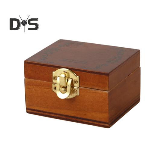 

Кукольный домик ящик для хранения миниатюрный деревянный ящик ретро модель ящика для хранения с замком для 1:12 Украшение кукольного домика дубильная кора