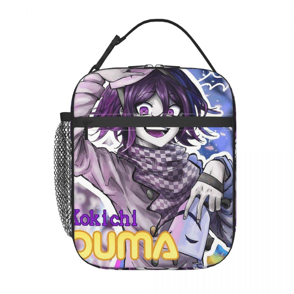 Kokichi Ouma Artwork By Kibo Kibo Game Insulated Lunch Bag for Women Children Portable Food Boxes Thermal Lunch Box Tote