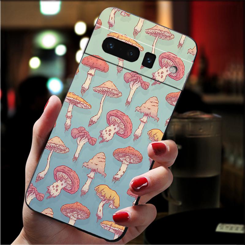 Etui na telefon do Google Pixel 10 9 Pro XL 9A 8 7 6 Pro Pixel 8A 7A 6A Pixel 8 7 6 5 Etui z grzybami