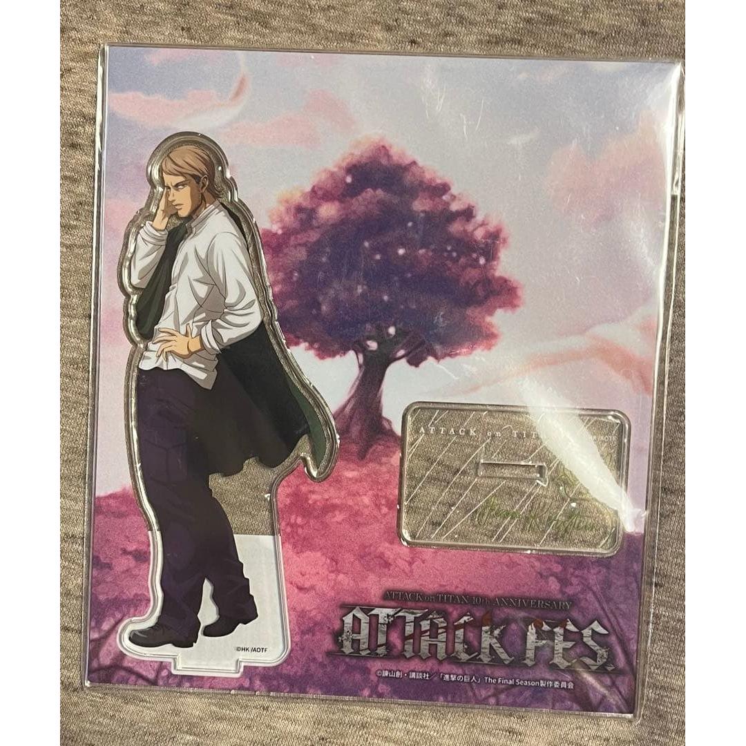 Used Attack on Titan 10th ANNIVERSARY Acrylic Stand Jean
