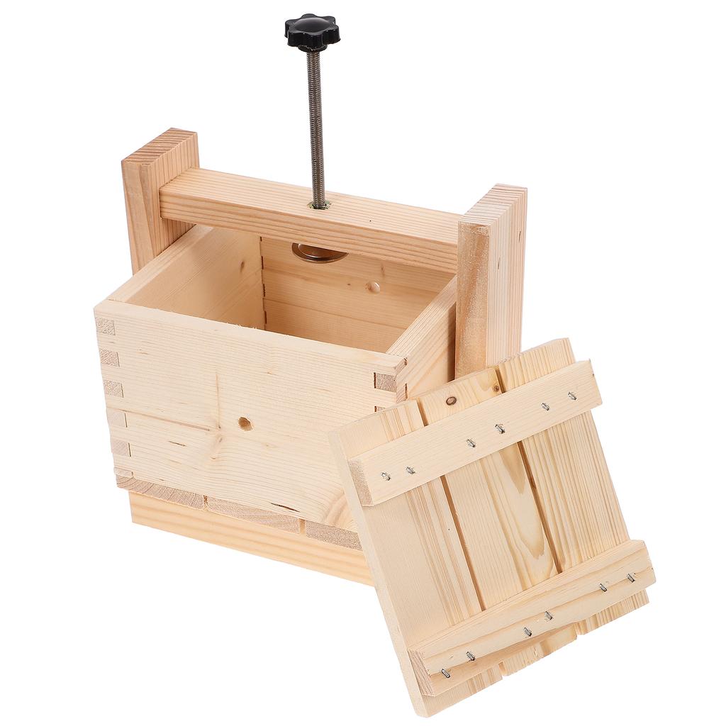 Tofu Kalıp Presleme DIY Yapma Aracı El Aletleri Kalıp Ev Damgası Ahşap Üreticisi