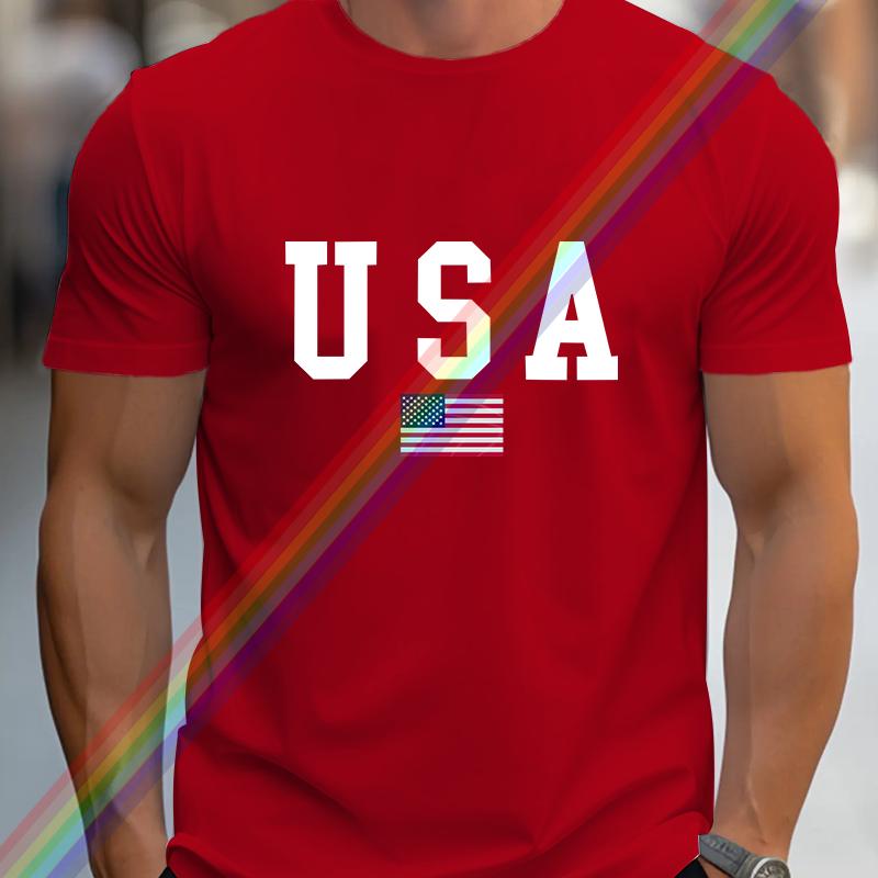 2024 Luxury Brand  High Quality Fashion USA Printing Couple Tees Summer Harajuku For Men/Women Short Sleeve T-shirt
