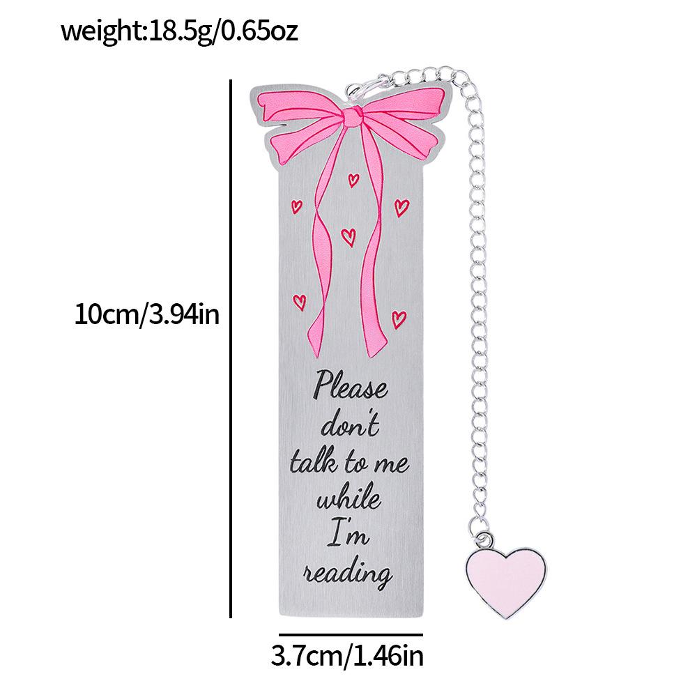 Cute Metal Stainless Steel Bookmarks Reading Lovers Reading Accessories Student Study Stationery Birthday Gift For Friends