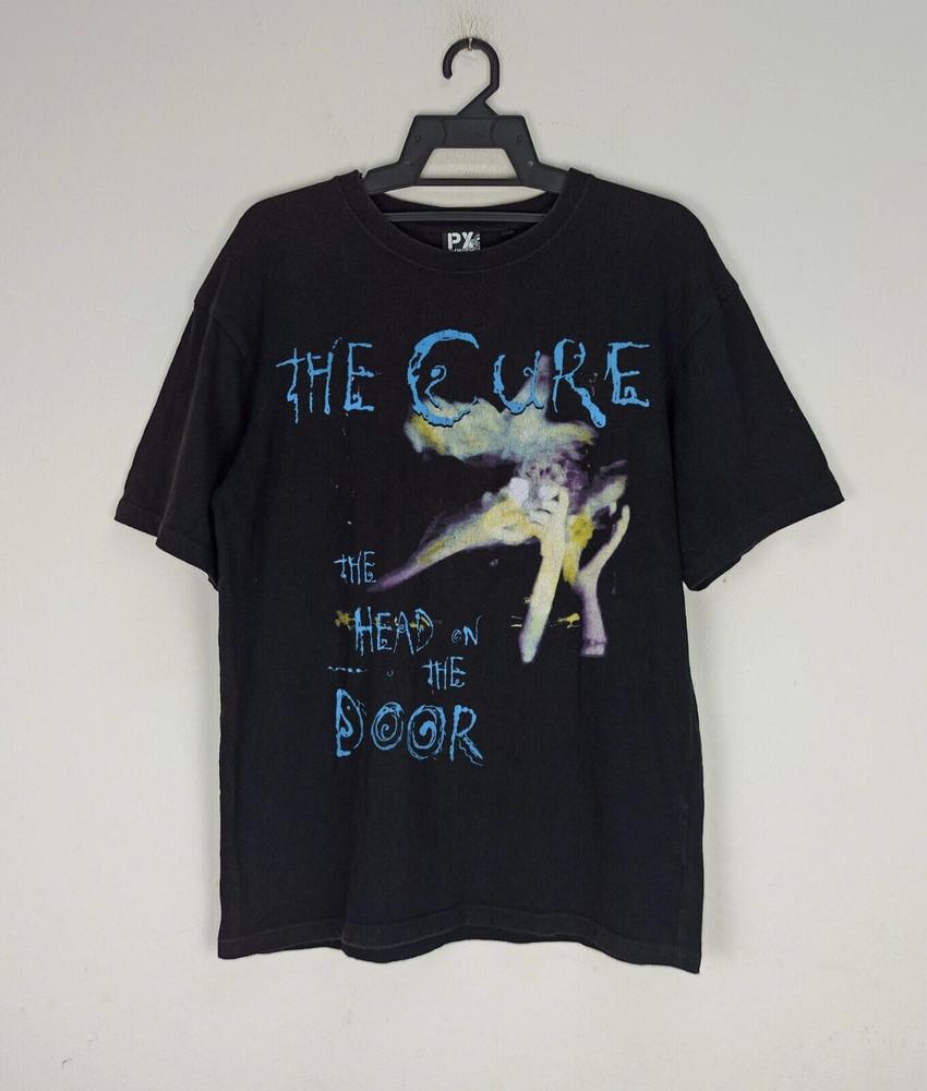 The Cure Футболка The Head on the Door Винтажная 80-е, Футболка Роберта Смита Унисекс S