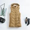 2025 Women's Winter Fashion Slimming Hooded Cotton Vest