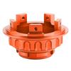Wheel Center Cap 36136768640 Hub Cover Rim Fit for Honda with 68 (69) Mm Outer DiameterOrange