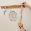 Wooden Duals Sided Meat Tenderizer for Professional Home Cooking Wood Knocking Hammer with Nonslip Handle