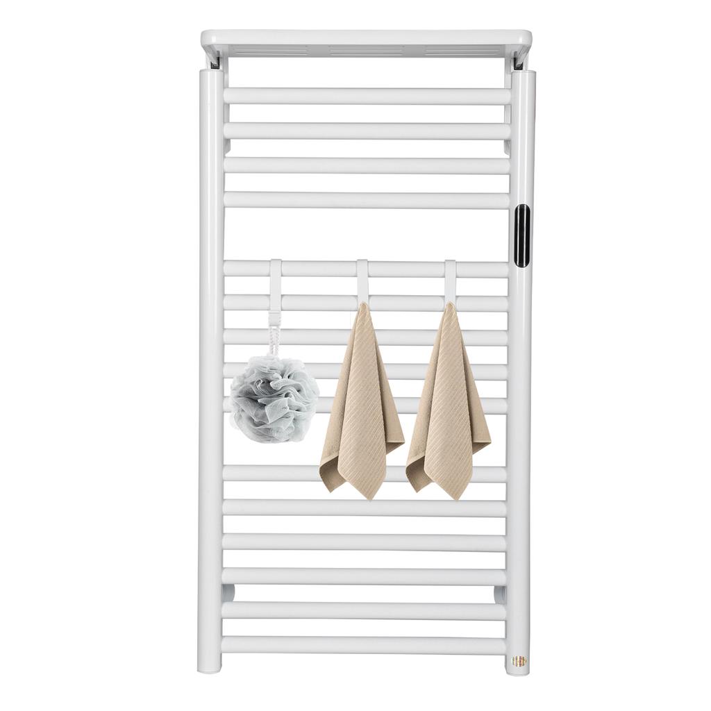 Warm electric heating towel drying rack