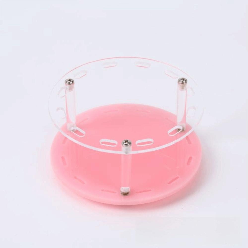 360° Rotate Lash Tweezers Stand Acrylic Material Tweezer Storage Box Professional Makeup