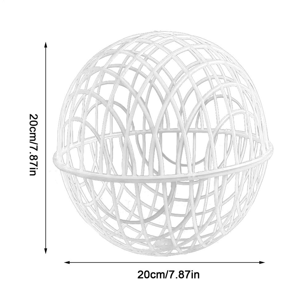3Pcs Chicken Balls Cage Movable Chicken Poultry Habitat Cage Ball-Shaped Chicken Hamster Ball Cage for Vegetable Protection