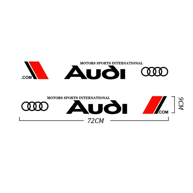 2 PEZZI Stile Auto Adesivo Laterale Portiera Impermeabile PVC Decalcomanie Carrozzeria Finestrino Accessori Per Audi A4 B6 B8 B7 A6 C5 C6 C7 A3 A5 Q3 Q5 Q7
